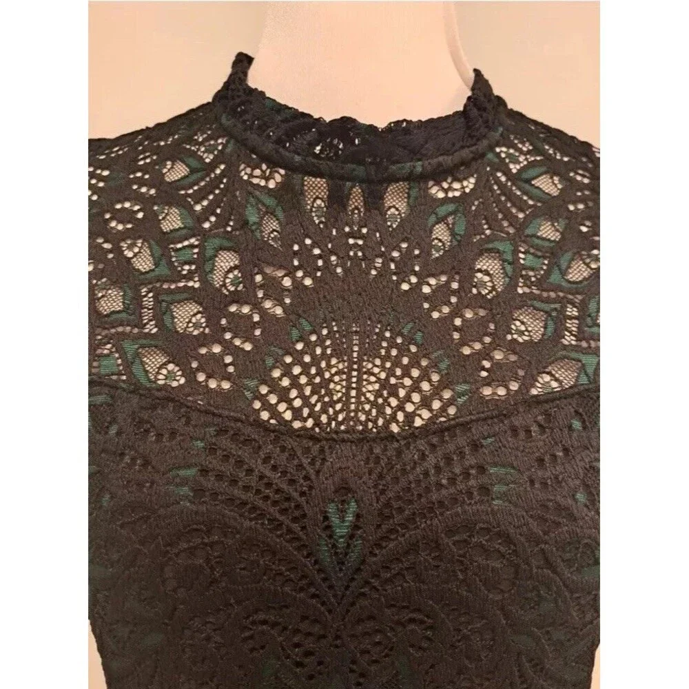 NWT WHBM Size 12 All Over High Neck Lace Shell Top Blouse Original Price $120 - Picture 8 of 12